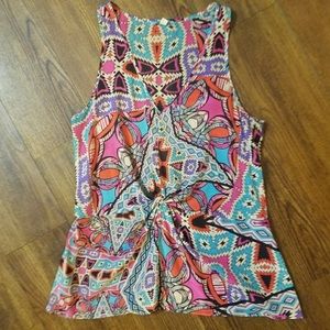 Pretty, colorful Anthropologie top!
